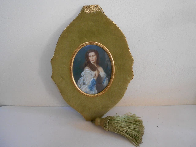 Broche Ancienne Portrait De Femme - Signée Flaman - Vers 1930/1950 - Occasion