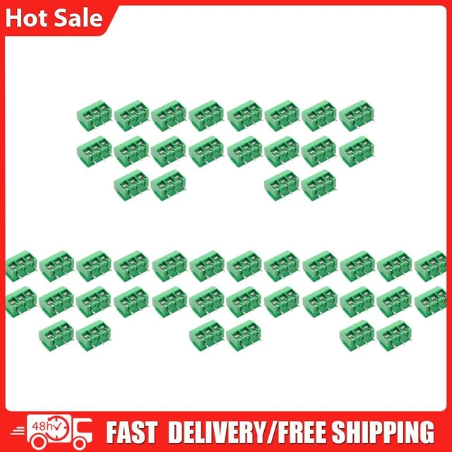 20Pcs Connettore PCB HT3.96K - 6 Posizioni 3,96mm | Terminale A Vite 300V Arancione - Foto 9