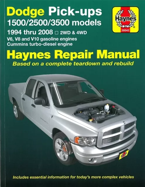 Haynes Handbuch: Dodge Ram Pick-ups Reparaturanleitung/Reparaturbuch/Wartung