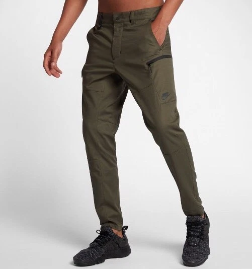 NIKE NSW BONDED WOVEN Mens Pants Trousers 861526-325 Cargo Khaki
