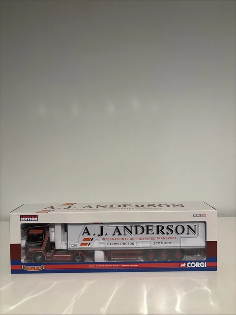 Corgi Scania Topline Fridge Remorque L. E. Jones Ltd 1/50 CC12908