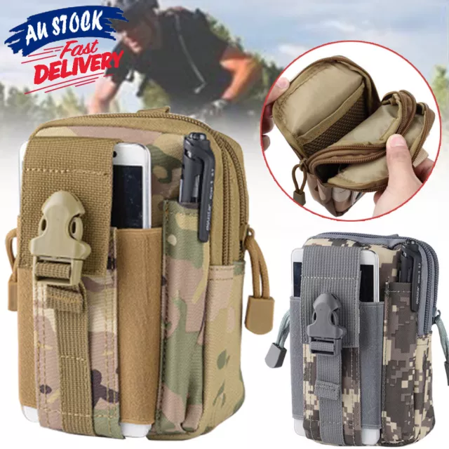 Tactical Waist Bag Belt Military Wallet Utility Pack Multi Purpose Pouch Molle