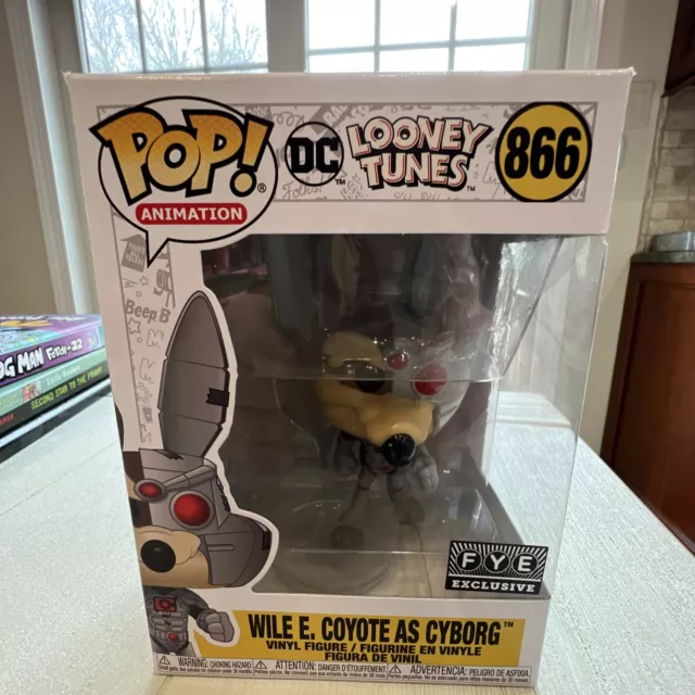 Funko Pop! DC Looney Tunes Wile E. Coyote As Cyborg FYE Exclusive 866