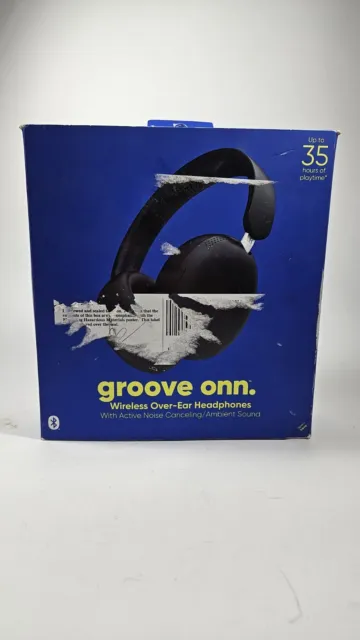 ONN OVER-EAR WIRELESS Headphones w/ Transmitter, Black $7.99