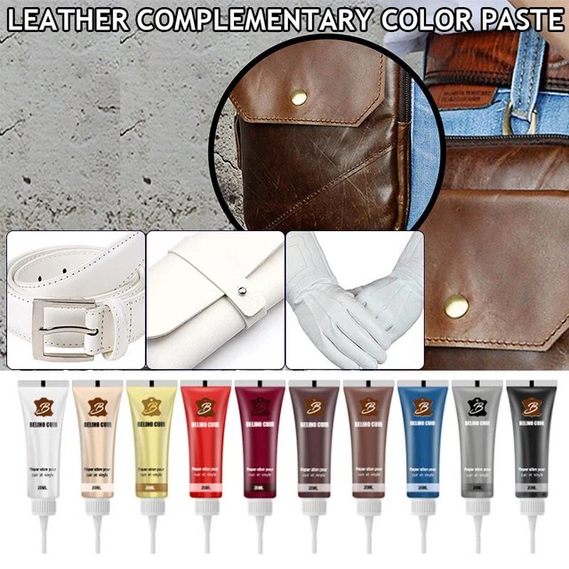 Reparación de cuero gel relleno crema restauración asiento de coche sofá bolsa Scra {