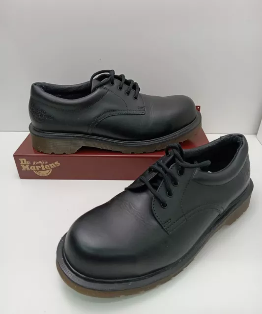 Dr martens unisex classic black icon deals 2216 safety shoes