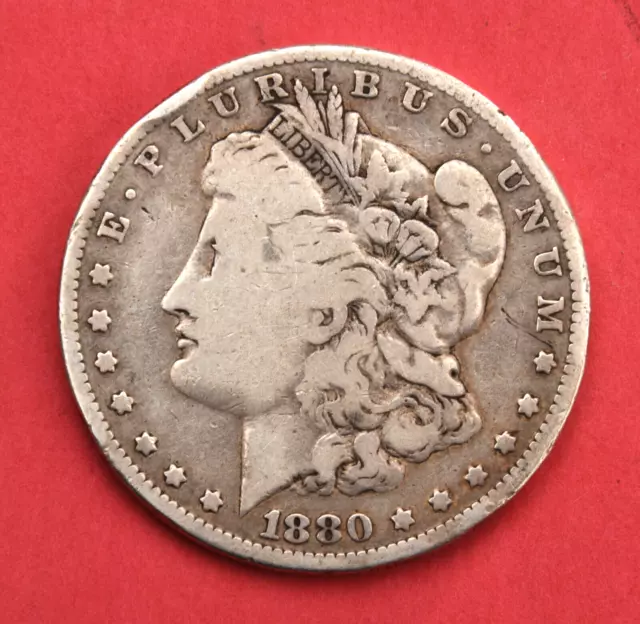 1 US Dollar 1880 o Morgan Dollar Silber