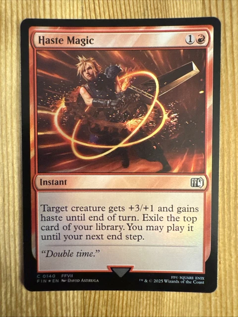 haste magic mtg final fantasy [FINAL FANTASY] You may play it until your next end step MTG : HASTE Magic FINAL
