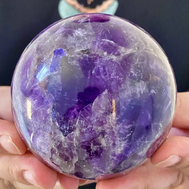 Big Crystal Quartz Sphere Sphère de Guérison Naturelle Pour Reiki