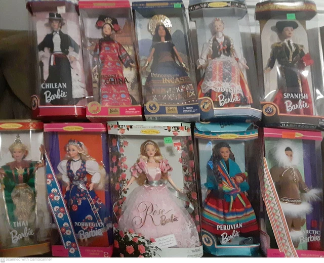 Barbie Dolls Of the World Collector Edition & Garden of Flowers Rose - Lot 10