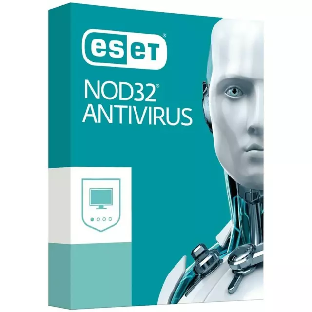 ESET NOD32 Antivirus software 2023 - 1 PC - 1 Year - Licence key only
