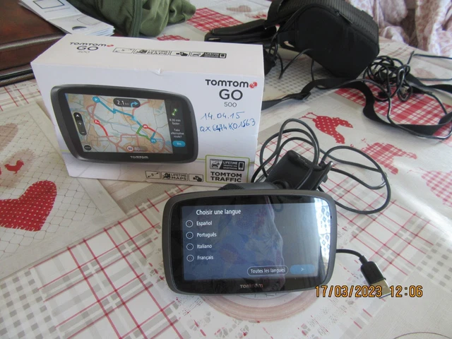 GPS TOMTOM GO 500 en boîte TBE + support voiture