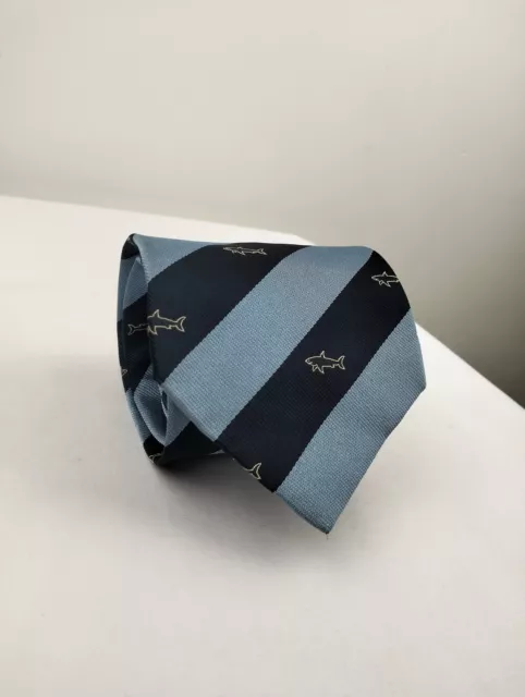 Cravatta Corbata Cravate Tie Paul & Shark Made in Italy +1 vintage tie gift