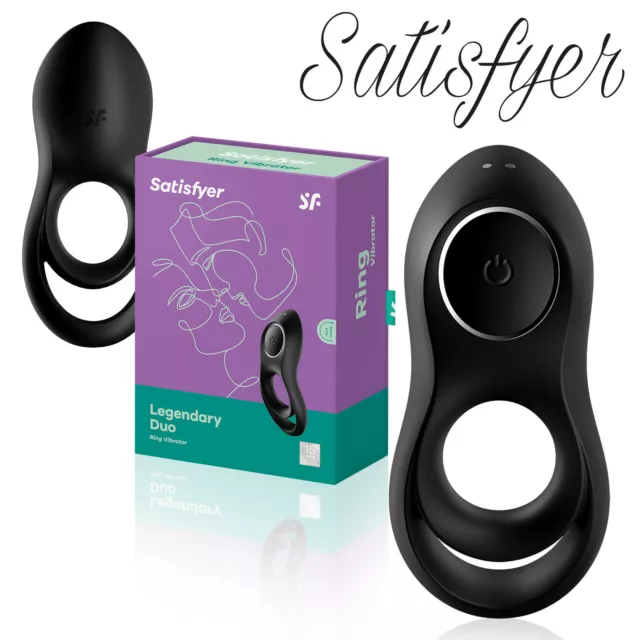 Satisfyer Legendary Duo Ring Vibrator Clit Couples Sex Toys Balls & Cock Rings