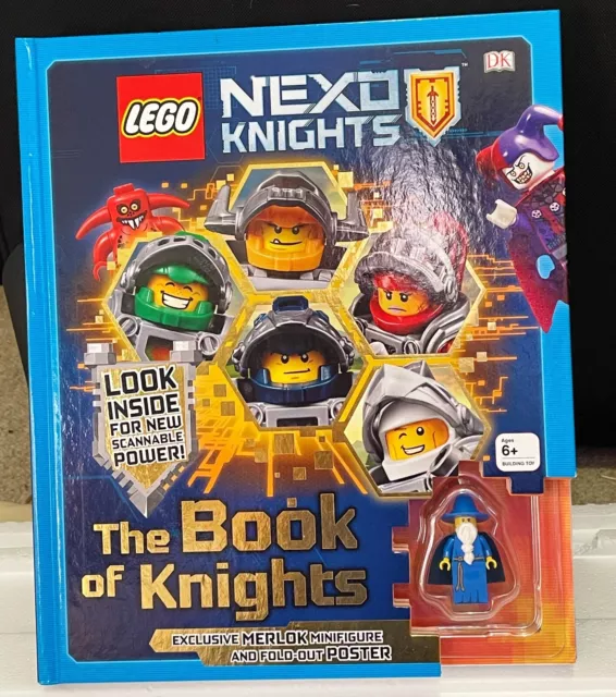 LEGO NEXO KNIGHTS: The Book Of Knights By DK HARDCOVER (English) MINIFIG INC NEW