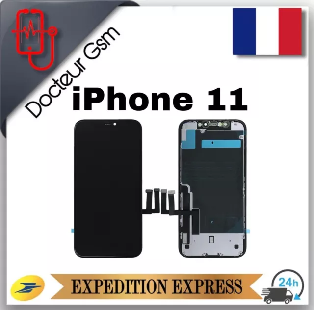 Original Ecran LCD et vitre Tactile Avec Chassis Noir pour Apple iPhone 11  Pro 605-05888 661-1409
