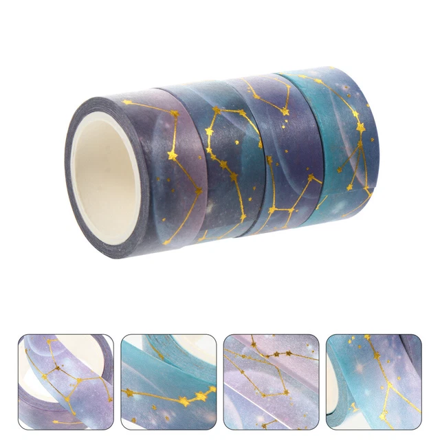 4 rollos encantadora cinta de cuaderno profesional de dibujos animados para decoración de bloc de notas