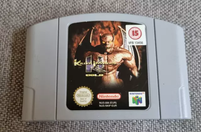Nintendo 64 N64 Game Killer Instinct Gold