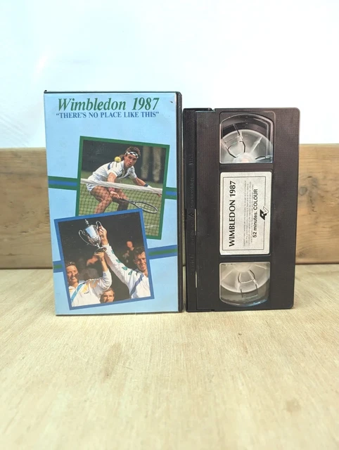 WIMBLEDON 1987 (VHS Video) Historical Tennis Tournament Highlights