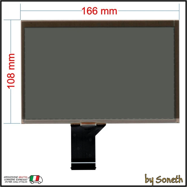 JEEP COMPASS TOUCH SCREEN VETRO PER Display Ricambio UCONNECT 8.4 - Foto 6