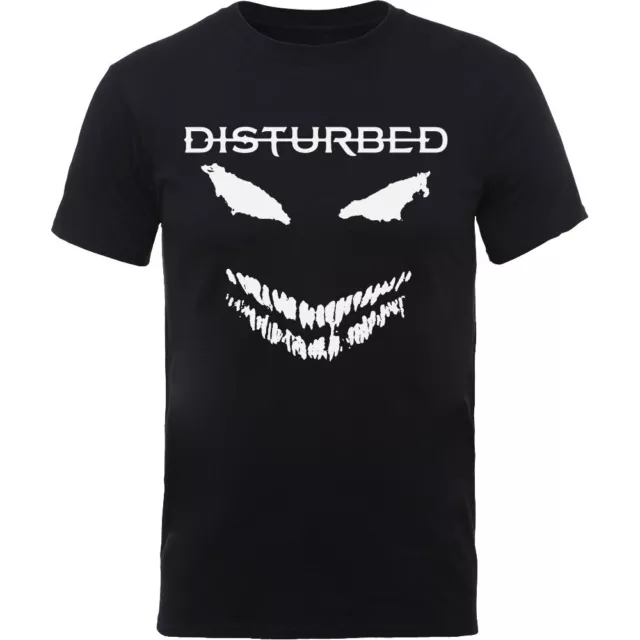 Disturbed Shirt schwarz scary face candle Unisex Merchandise Frauen Männer