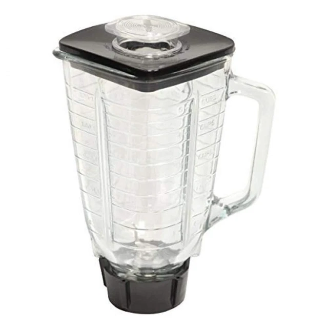 6-Piece Square Glass Blender Jar Replacement Kit for Oster
