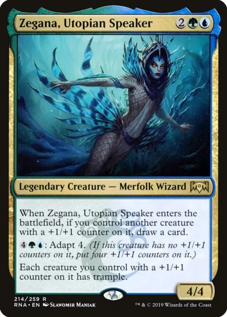 MTG Zegana, Utopian Speaker ** Ravnica Allegiance ** English (NM)