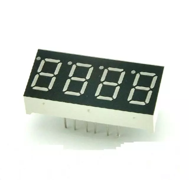 2pcs 0.36 inch 4 digit led display 7 seg segment Common cathode Red GOOD QUALITY