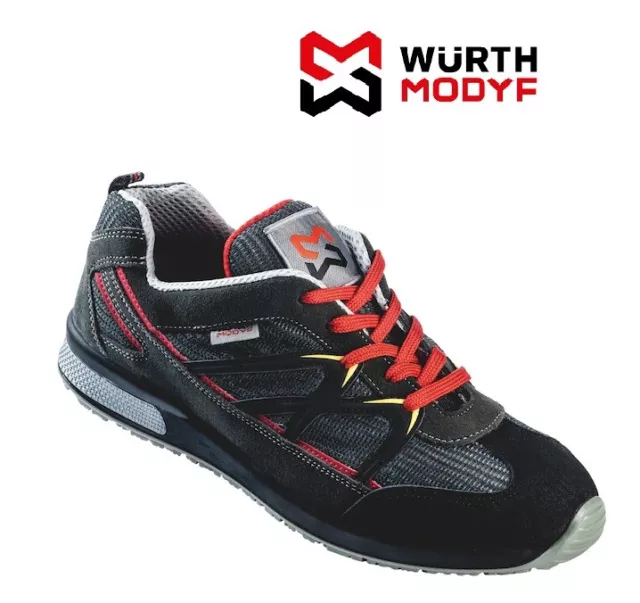 Sicherheitshalbschuh Arbeitschuhe Würth Modyf Jogger One S1P NEU! 40-44 Schwarz