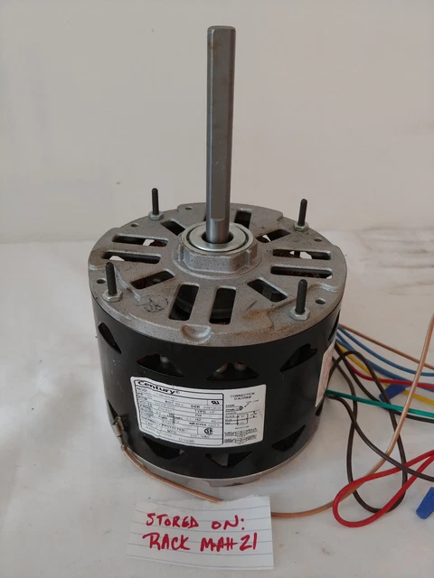CENTURY F48H03A01 1/3HP DIRECT DRIVE BLOWER MOTOR 208-230/60/1 1075rpm 3spd