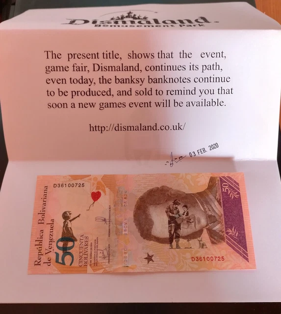 LIFE IS BEAUTIFUL Red Heart Official $2 U.S. Bill HAND-SIGNED Rency ART Banksy E - Foto 9