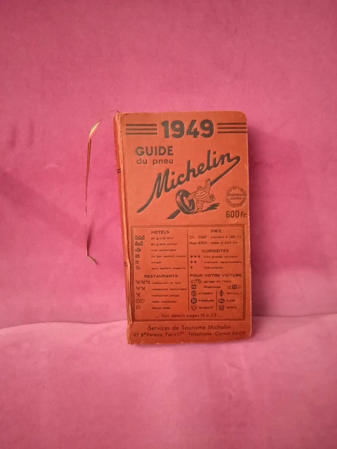 GUIDE MICHELIN 1949 EUR 190,00 PicClick FR