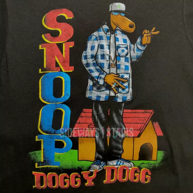 SNOOP DOGG JOE COOL T-SHIRT Large L Tha Dogg Collection Death Row cartoon dog 3