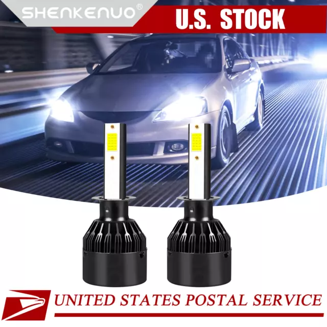 LED Headlight Kit H1 6000K Bulb Low Beam 2X for ACURA RSX 2002 2003 2004 - 2006