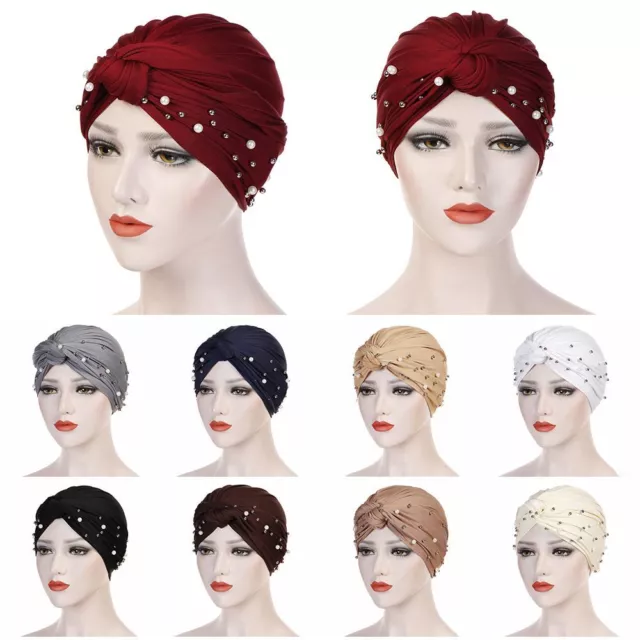 Scarf Indian Hat Cancer Chemo Cap Women Turban Hat Hair Loss Cover Muslim Hijab