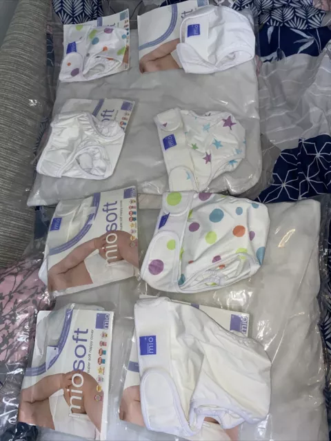 BAMBINO MIOSOFT SUPER-SOFT NAPPY COVERS Bundle. Please See Description