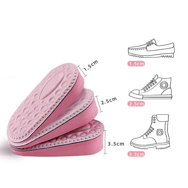 Scarpe aumento altezza soletta invisibile uomo più alte unisex donna 1 paio fantastiche