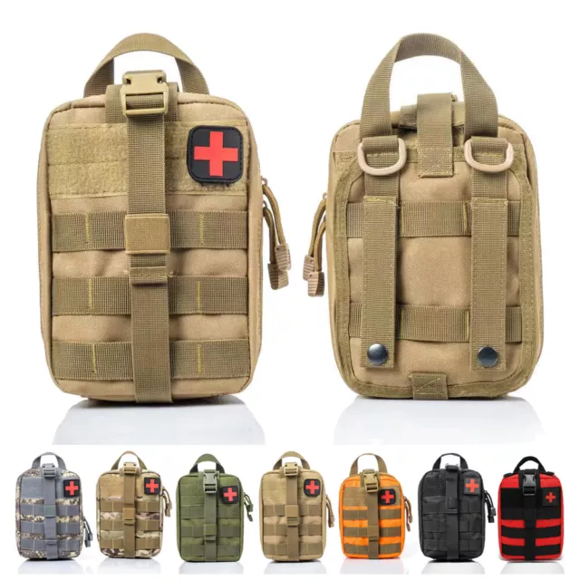 Tactical First Aid Kit Medical Molle Rip Away EMT IFAK Survival Pouch Bag