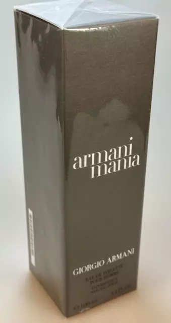 GIORGIO ARMANI MANIA for Men Eau de Toilette Spray 100ml Vintage