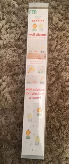 Mothercare Roll Up  Roll Up  ( Circus ) Pack Of Wall Stickers. ** Bnip **