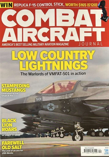 COMBAT AIRCRAFT JOURNAL Magazine April 2026 £21.49 - PicClick UK