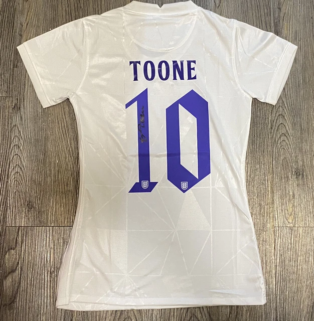 ELLA TOONE - ENGLAND Ladies Women Signed Shirt - Manchester United  *COA*