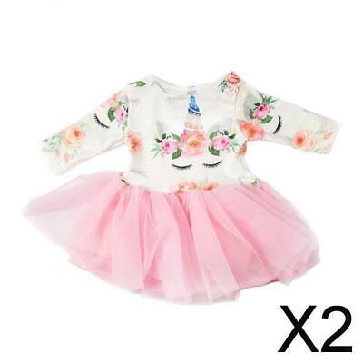 2X 18 vestiti per bambole Abito da principessa Outfit Doll Girls Accessori fai