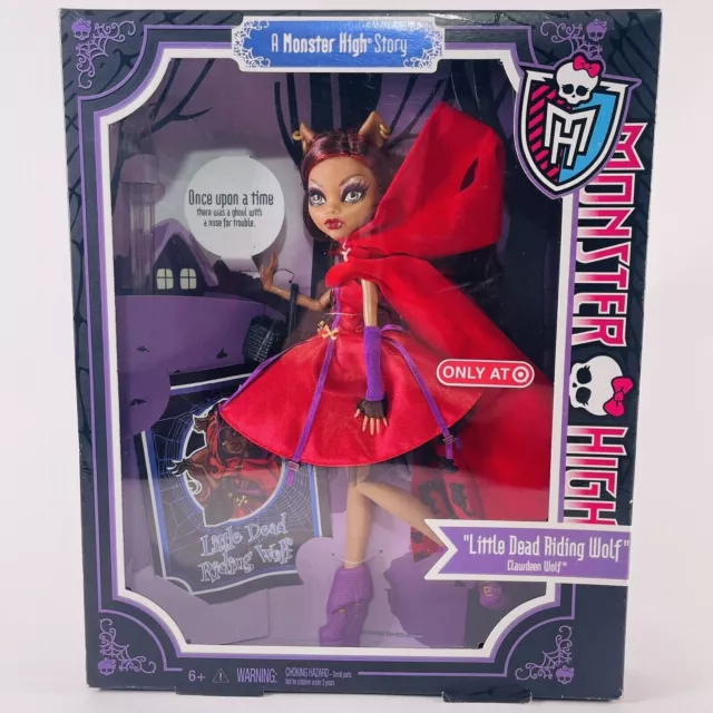 Monster High Doll Clawdeen Little Dead Riding Wolf Scarily Ever After In Box