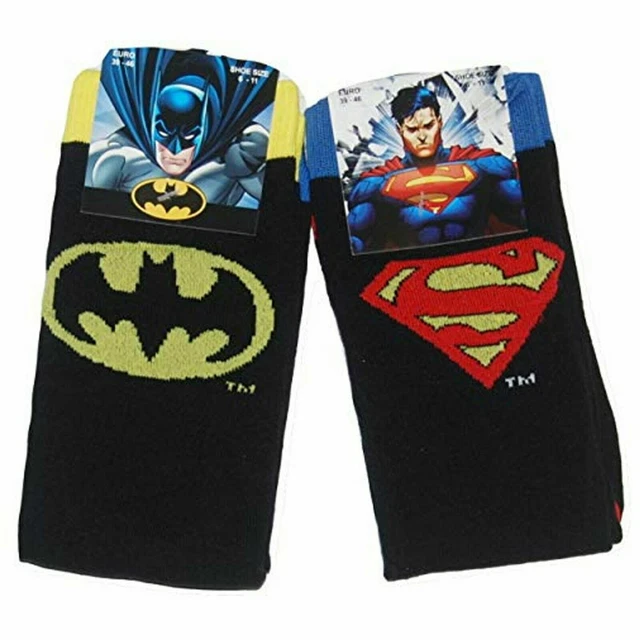 Calzini Superman. Calze Originali per Adulto Ragazzo. Calzetti