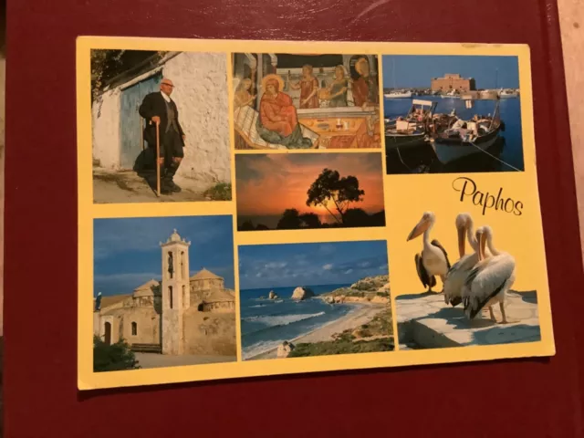 Paphos, Cyprus  Postcard J