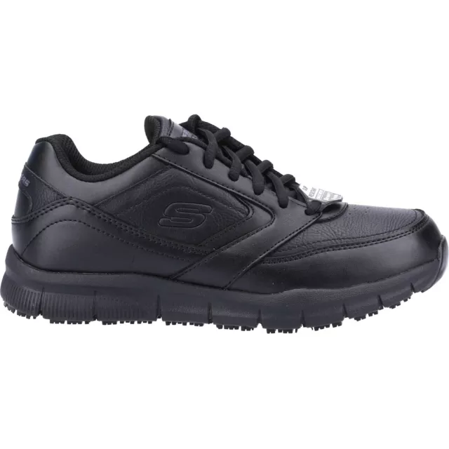 Womens Skechers Work Trainers Nampa Wyola Lace Up Slip Resistant Shoes