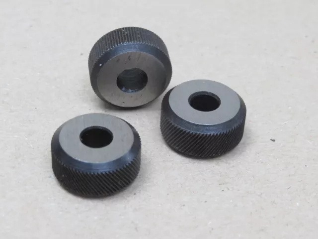 USED HSS Knurls Knurling Wheels To Suit Knurling Tool 3/4" x 3/8" x 1/4"