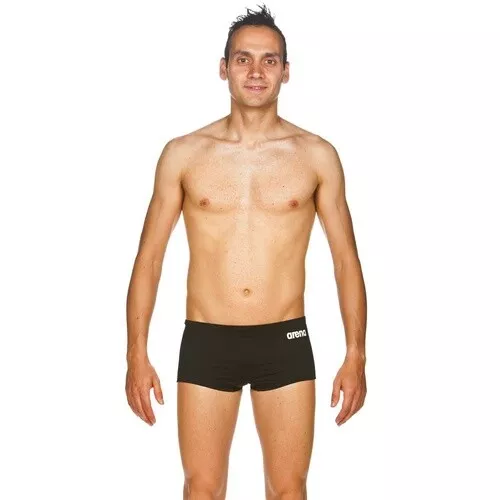 New Arena Boys Black Swim Trunk Short Pant Size 14-15