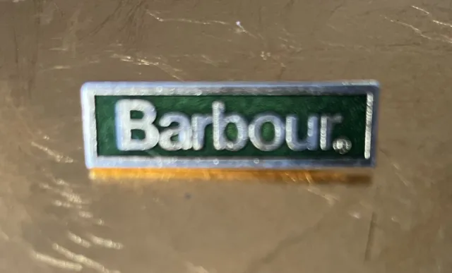 Vintage - BARBOUR - Enamel Pin Lapel Badge - T Fattorini - Birmingham